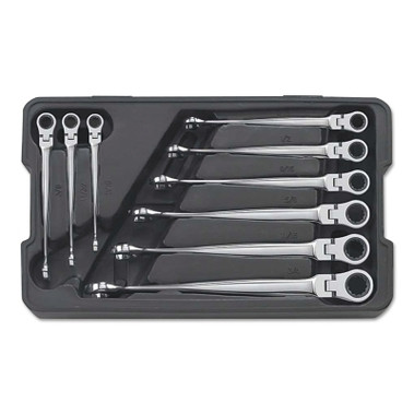 GEARWRENCH 9 Pc XL X-Beam Flex Combination Wrench Sets, 12 Point, SAE (1 ST / ST)