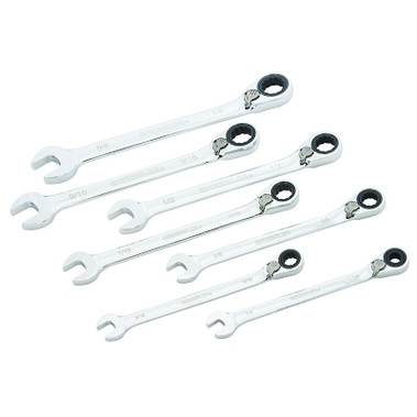 Greenlee 7 Pc. Combination Ratcheting Wrench Sets, Inch (1 EA / EA)