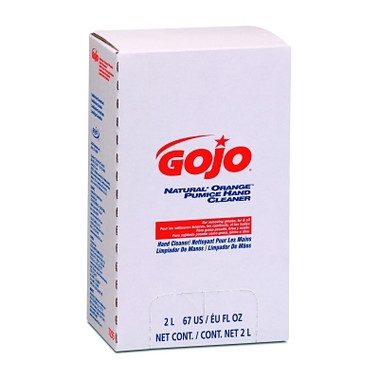 Gojo NATURAL* ORANGE Smooth Hand Cleaner, 2000 mL, Film Bag, Refill for PRO TDX Dispenser (4 EA / CS)