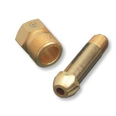 Western Enterprises Regulator Inlet Nuts, Medical Mixtures, Brass, CGA-500 (1 EA / EA)