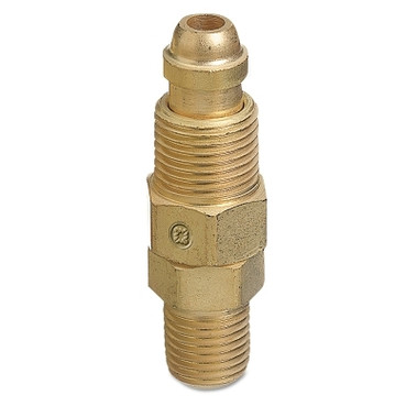 Western Enterprises Inert Arc Hose & Torch Adaptor, Brass, Elbow - 90Ã‚Â°, Male/Female, LH to LH (1 EA / EA)