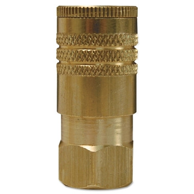 Dixon Valve Air Chief ARO Speed Quick Connect Fittings 1/4 in (NPT) F, Brass (1 EA / EA)