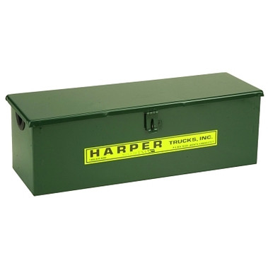 Harper Trucks Tool Boxes, Truck Box, Steel, 22 in L x 7 in W x 7 in D, Green (1 EA / EA)