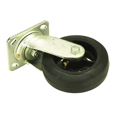 Harper Trucks Truck Casters, WH 51S, Molded on Rubber, 6 in Diameter (1 EA / EA)