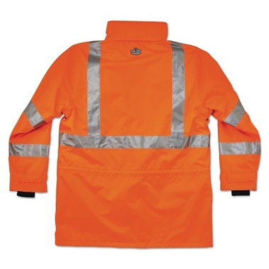 Ergodyne GloWear 8385 Class 3 4-In-1 Thermal Jackets, 5X-Large, Orange (1 EA / EA)