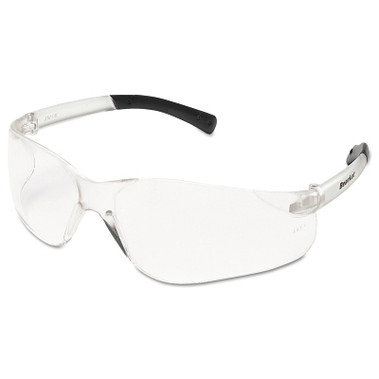 MCR Safety BearKat BK1 Series Safety Glasses, Clear Lens, Duramass Scratch-Resistant, Clear Frame (1 PR / PR)