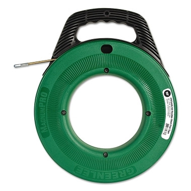 Greenlee Flex-O-Twist Flexible Steel Fish Tape with 12" Plastic Reel, 3/16" x 50 ft (1 EA / EA)