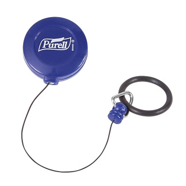 PURELL PERSONAL Gear Retractable Clip, Used with 2 fl oz Pump or Squeeze Bottle, Blue (24 EA / CA)
