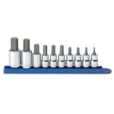 GEARWRENCH 10 Piece Bit Socket Sets, 3/8 in; 1/2 in, Metric (1 ST / ST)