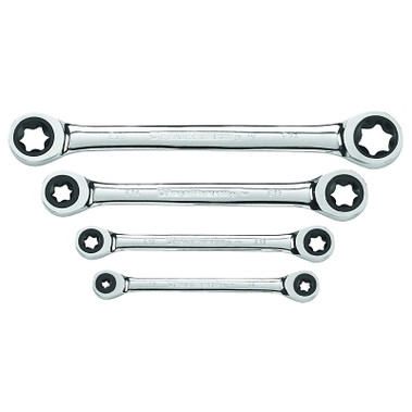 GEARWRENCH 4 Pc. E-Torx Double Box Ratcheting Wrench Sets, TORX (1 ST / ST)