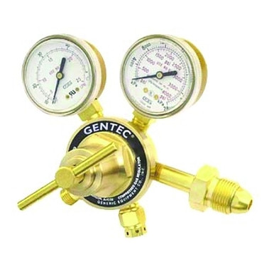 Gentec Flow Gauge Regulators, Argon, AR/CO2, CGA 580, 4,000 psi inlet (1 EA / EA)