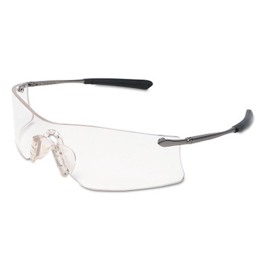 MCR Safety Rubicon T4 Protective Eyewear, Clear Lens, Polycarbonate, Anti-Fog, Frame (1 PR / PR)