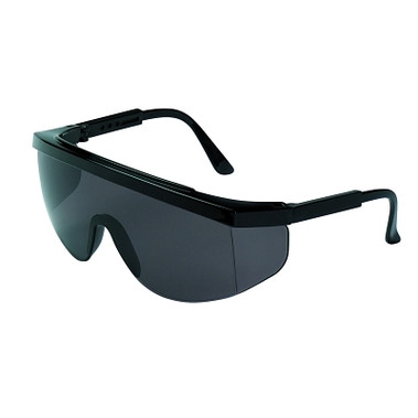 MCR Safety TK1 Series Safety Glasses, Gray Lens, Duramass Hard Coat, Black Frame, Nylon (1 EA / EA)