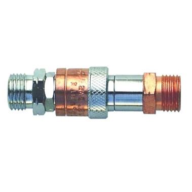 Gentec Quick Connectors, Hose-to-Hose Connector, 29 psi, Fuel/Oxygen (1 EA / EA)