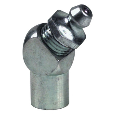 Alemite Hydraulic Fittings, Elbow - 45Ã‚Â°, 1 1/8 in, Male/Female, 7/16 in (NPTF) (1 EA / EA)