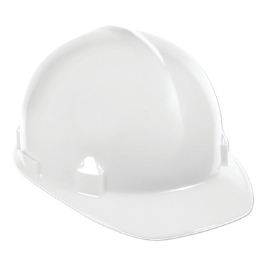 Jackson Safety SC-6 Hard Hat, 4-point Ratchet, Front Brim, White (1 EA / EA)