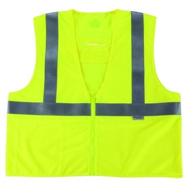 Ergodyne GloWear 8260FRHL Class 2 Fire Resistant Modacrylic Vests, Large/XLarge, Lime (1 EA / EA)