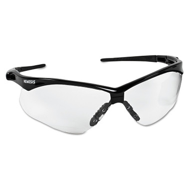 KleenGuard V30 Nemesis CSA Safety Glasses, Clear, Polycarbonate Lens, Uncoated, Black Frame/Temples, Nylon (1 EA / EA)