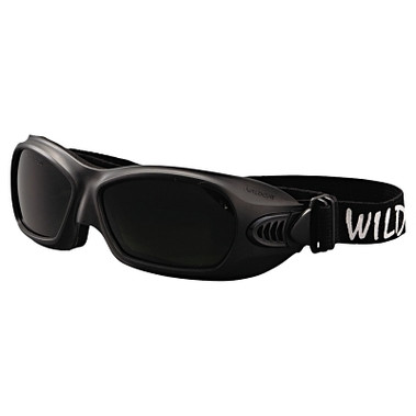 KleenGuard V80 Wildcat Goggles, Universal, IVRU Shade 5.0 Lens, Black, Adjustable Side Ventilation, Anti-Fog (1 PR / PR)