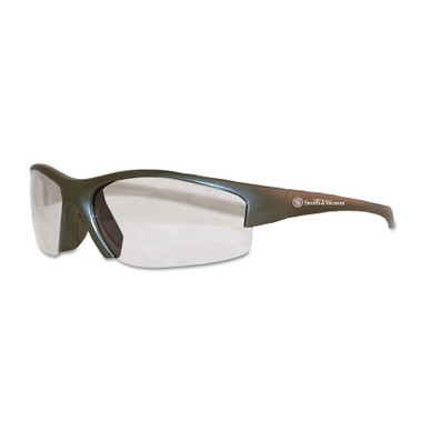Smith & Wesson Equalizer Safety Glasses, Clear Polycarbonate Lens, Uncoated, Gunmetal, Nylon (1 EA / EA)