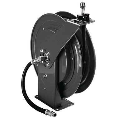 Alemite Heavy Duty Hose Reels, 30 ft, 3/8 in NPT Outlet, 300 psi (1 EA / EA)