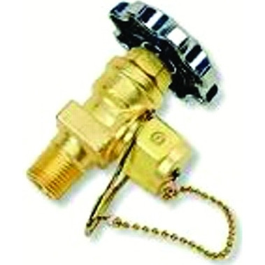 Western Enterprises Valves, Shut-Off Valve, 200 psi, Brass, No Outlet Protection, Oyxgen (1 EA / EA)