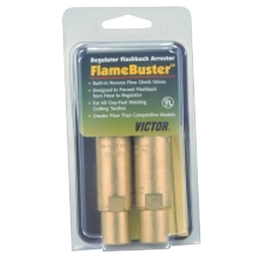 Victor Flamebuster Plus Torch Flashback Arrestors, FBP-1; Heavy Duty, Oxy/Fuel, Torch (1 EA / EA)