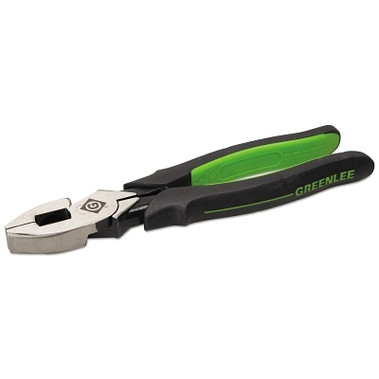 Greenlee High-Leverage Side Cutting Pliers, 8 in Length, Molded Grips Handle (1 EA / EA)