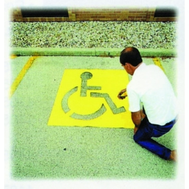 C.H. Hanson 43" HIGH HANDICAPPED SYMBOL PARKING LOT (1 EA / EA)