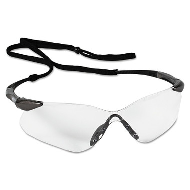 KleenGuard V30 Nemesis VL Safety Glasses, Clear, Polycarbonate Lens, Anti-Fog, Gunmetal No Brow Frame, Nylon (1 PR / PR)