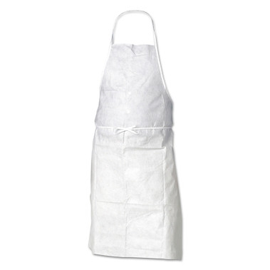 Kimberly-Clark Professional KleenGuard A20 Breathable Particle Protection Apron, 28 in X 40 in, White (100 EA / CS)