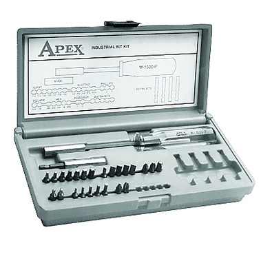 APEX 24 Bit Drive Tool Sets, Steel, Includes Case (1 KIT / KIT)