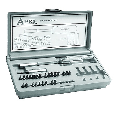 APEX 24 Bit Drive Tool Sets, Steel, Includes Case (1 KIT / KIT) APEX 24 Bit Drive Tool Sets, Steel, Includes Case (1 KIT / KIT)