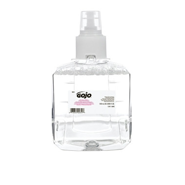 Gojo Clear and Mild Foam Handwash Refill, 1200 mL, Bottle with Dispensing Valve, for LTX-12 Dispenser (2 EA / CA)