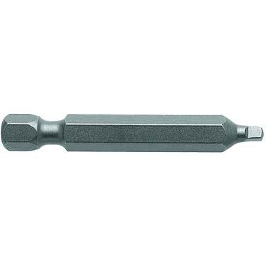 APEX Square Recess Power Bits, #3, 1/4 in Drive, 2 3/4 in (1 EA / EA)