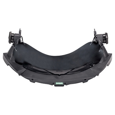 MSA V-Gard Faceshield Frame, Black, For MSA Slotted Caps (1 EA / EA)