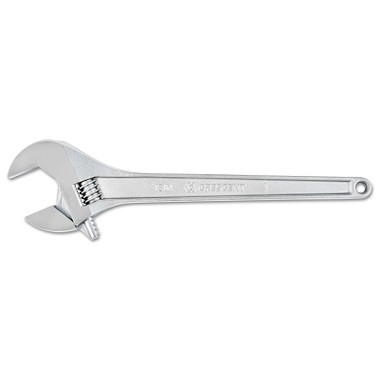 Crescent Adjustable Chrome Wrench, 24 in OAL, 2-7/16 in Opening, Chrome Plated, Tapered Handle (1 EA / EA)