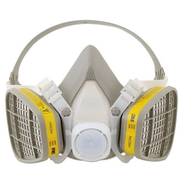 3M Personal Safety Division 5000 Series Half Facepiece Respirators, Medium, Organic Vapors/Acid Gases (1 EA / EA)