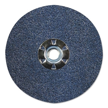 Weiler Tiger Resin Fiber Discs, 5 in Dia, 5/8 Arbor, 24 Grit, Zirconia (25 EA / BX)