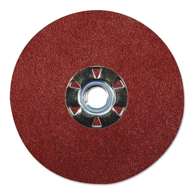 Weiler Wolverine Resin Fiber Discs, 5 in Dia, 5/8 Arbor, 120 Grit, Aluminum Oxide (25 EA / BX)