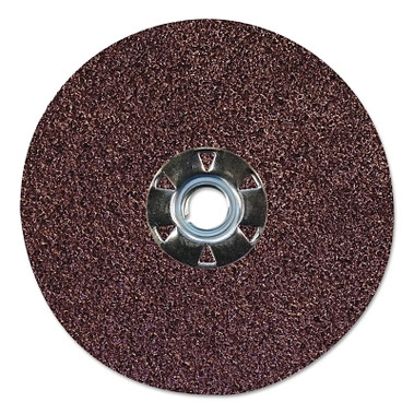 Weiler Wolverine Resin Fiber Discs, 5 in Dia, 5/8 Arbor, 50 Grit, Aluminum Oxide (25 EA / BX)