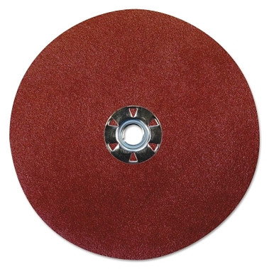Weiler Wolverine Resin Fiber Discs, 7 in Dia, 5/8 Arbor, 120 Grit, Aluminum Oxide (25 EA / BX)