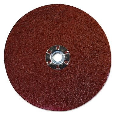 Weiler Tiger Aluminum Resin Fiber Discs, 7 in Dia, 5/8 Arbor, 24 Grit, Aluminum Oxide (25 EA / BX)