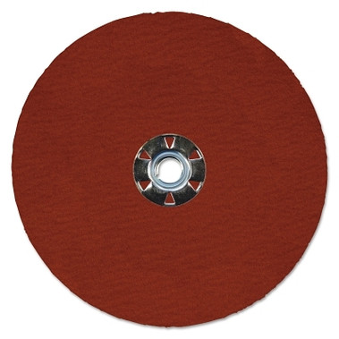 Weiler Tiger Ceramic Resin Fiber Discs, 7 in Dia, 5/8 Arbor, 80 Grit, Ceramic (25 EA / BX)