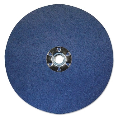 Weiler Tiger Resin Fiber Discs, 7 in Dia, 5/8 Arbor, 100 Grit, Zirconia (25 EA / BX)