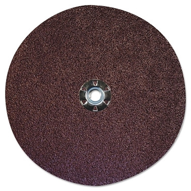 Weiler Wolverine Resin Fiber Discs, 9 in Dia, 5/8 Arbor, 24 Grit, Aluminum Oxide (25 EA / BX)