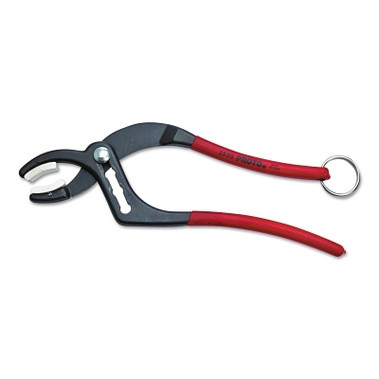 Proto Tether-Ready Soft Jaw Cannon Plug Pliers, Curved Jaw, 9 1/2 in Long (1 EA / EA)