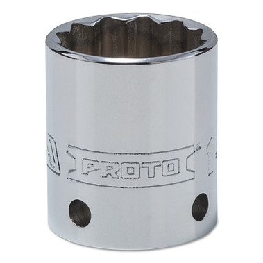 Proto Tether-Ready Drive Deep Sockets, 1/2 in Drive, 1 1/16 in, 1 5/8 in L, 12 Points (1 EA / EA)