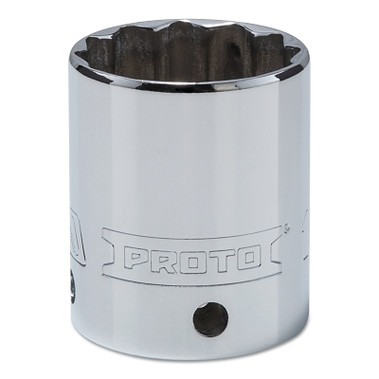 Proto Tether-Ready Drive Deep Sockets, 1/2 in Drive, 1 1/4 in, 1 3/4 in L, 12 Points (1 EA / EA)