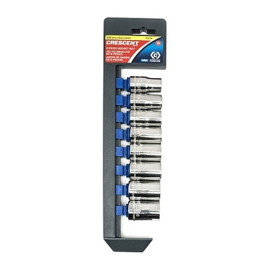 Crescent 8 Piece 1/2 in Drive Standard Socket Sets, 12 Point, 12 mm - 21 mm, Metric (1 ST / ST)